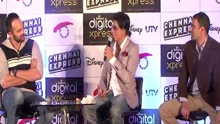 Shahrukh Khan At ‘Chennai Express’ Mobile Game Launch