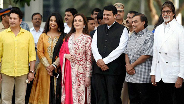Bollywood Stars At The Inauguration Of Jio Garden