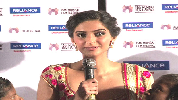 Sonam Kapoor At ‘Little Big People’ Screening At ’15th Mumbai Film Festival’