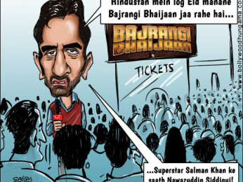 Bollywood Toons: Superstar Salman ke saath Nawazuddin Siddiqui