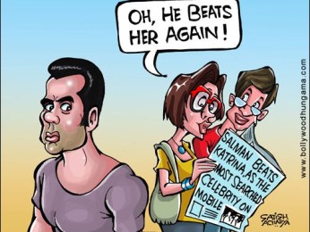 Bollywood Toons: Salman beats Katrina