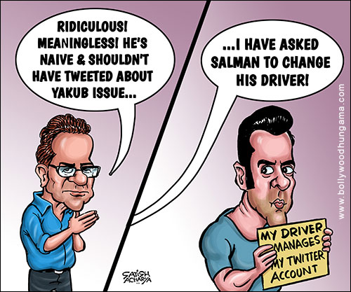 Bollywood Toons: Salman Khan’s tweets
