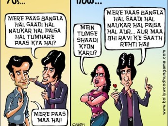 Bollywood Toons: Mere Paas Maa Nahi Hai Bollywood Toons: Mere Paas Maa Nahi Hai