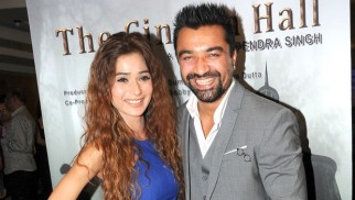 Ajaz Khan-Sara Khan At The Launch Of ‘The Cinema Hall’