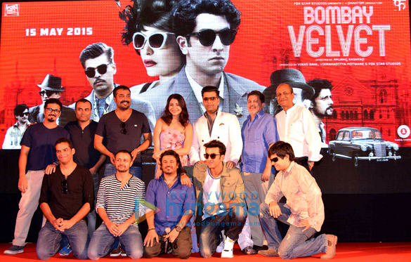 team of bombay velvet comes together for the promotions of the film 3