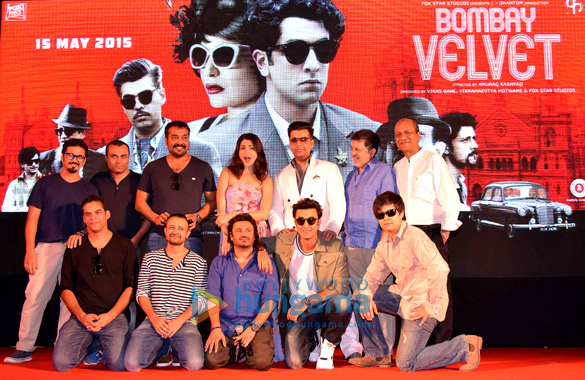 team of bombay velvet comes together for the promotions of the film 5