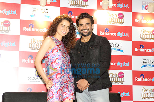 promotion of tanu weds manu returns at reliance digital 2
