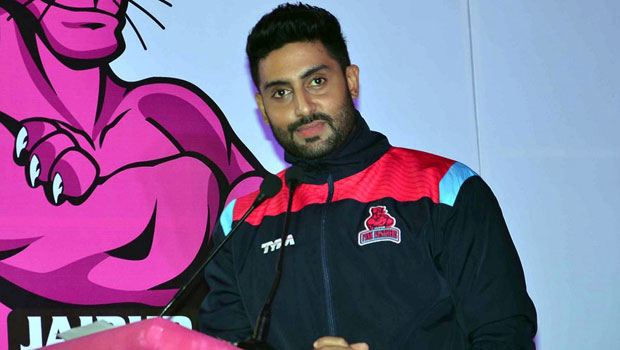 Abhishek Bachchan At ‘Jaipur Pink Panthers – Pro Kabaddi 2015’ Press Meet