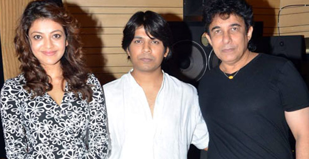 Ankit Tiwari, Kajal Aggarwal At The Song Recording Of ‘Do Lafzon Ki Kahani’