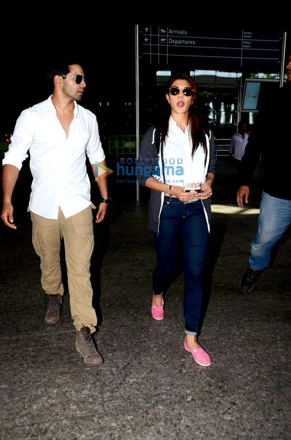 varun dhawan jacqueline fernandez return from dishoom schedule 5