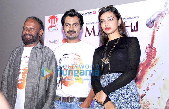 star cast of manjhi the mountain man visit miraj cinemas 6