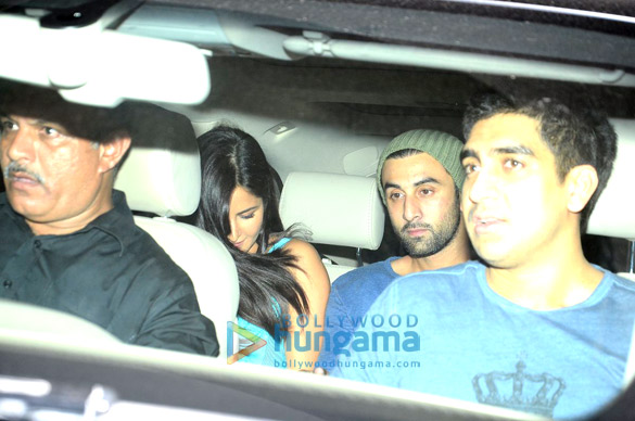 ranbir kapoor katrina kaif sidharth malhotra alia bhatt grace the screening of brothers 22