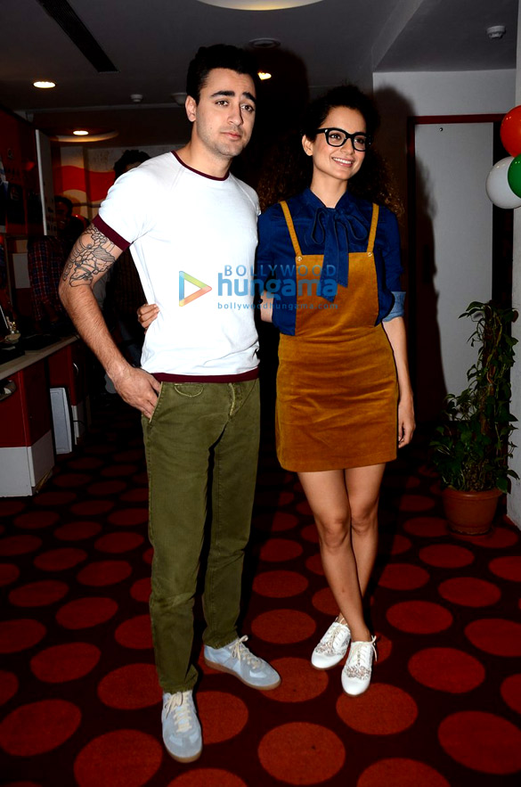 kangna ranaut imran khan promote katti batti at red fm 93 5 6