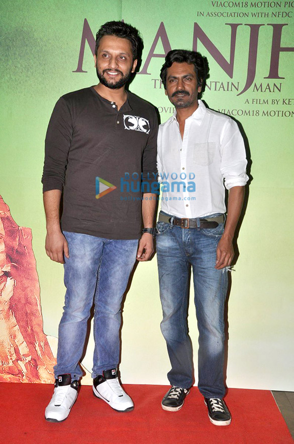 kangna ranaut nawazuddin siddiqui sarika others at manjhi the mountain man screening 3