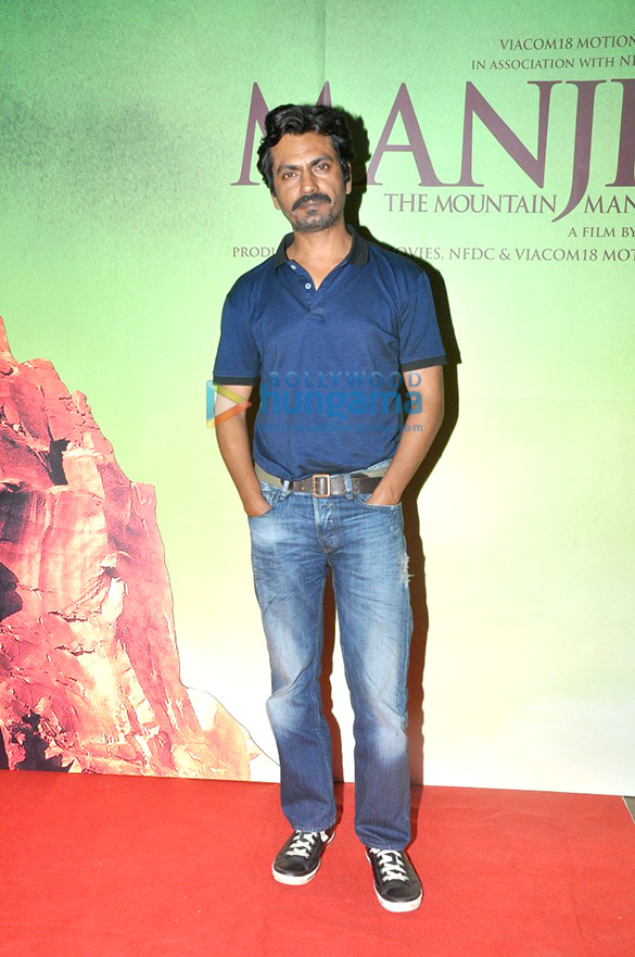 kangna ranaut nawazuddin siddiqui sarika others at manjhi the mountain man screening 13