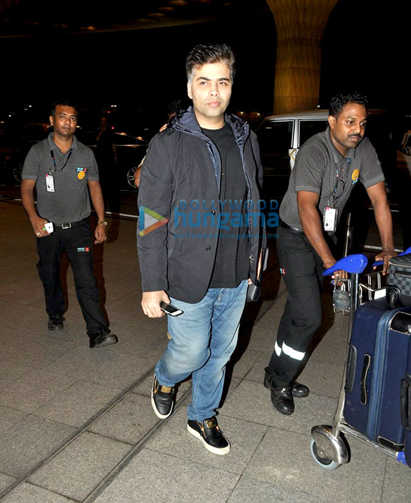 karan johar leaves for ae dil hai mushkil shoot in london 8