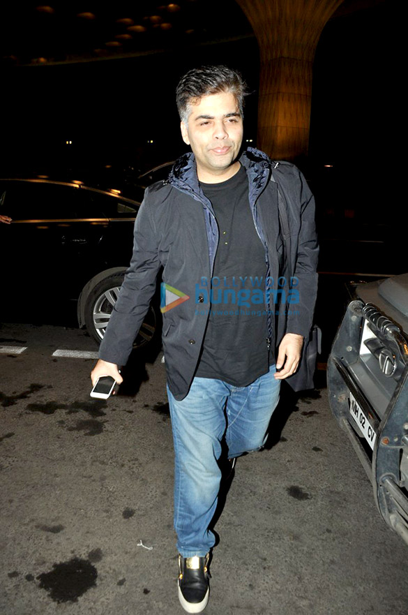 karan johar leaves for ae dil hai mushkil shoot in london 6