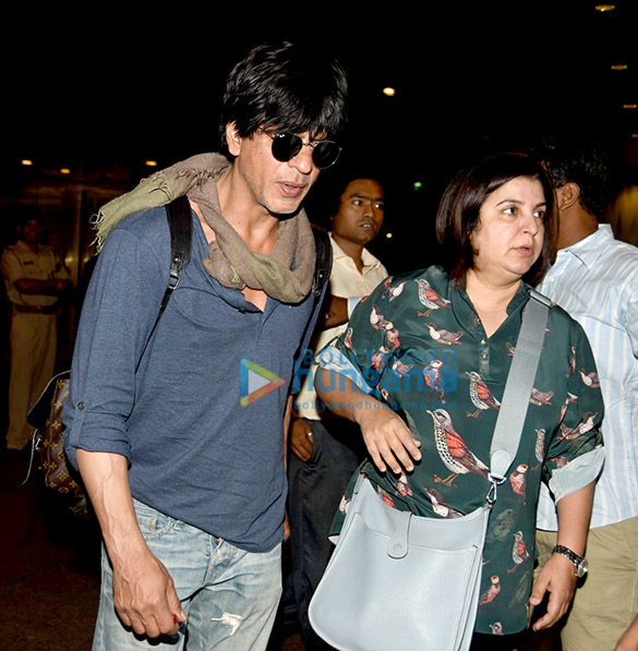 shah rukh khan farah khan return from the iceland shoot of dilwale 9