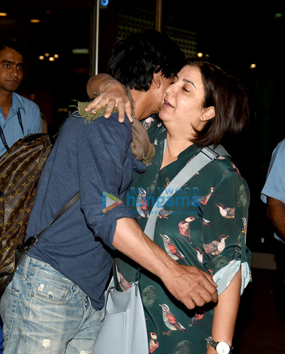 shah rukh khan farah khan return from the iceland shoot of dilwale 6