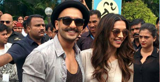 Ranveer Singh-Deepika Padukone At Grand Launch Of ‘Gajanana’ Song In Pune