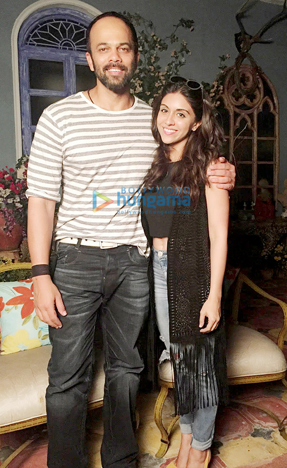 shah rukh khan varun dhawan promote bhaag johnny with zoa morani on the sets of dilwale in hyderabad 5