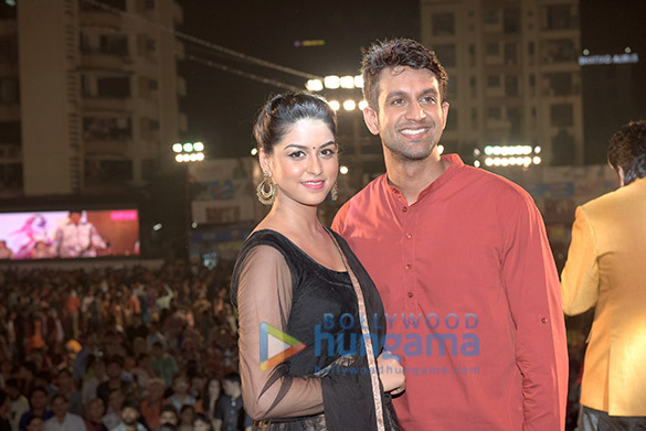 cast of the film love exchange visit the kora kendra navratri 2015 9