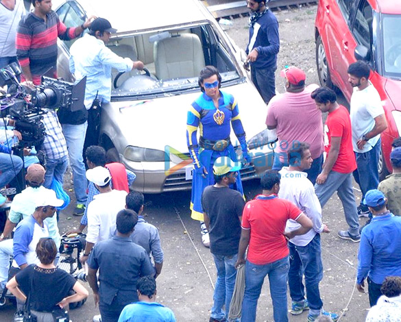 tigers shroff snapped in action on the sets of a flying jatt 2