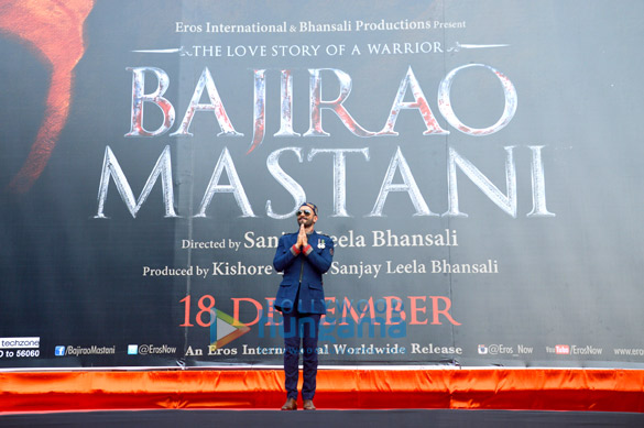 ranveer singh unveils the official poster of bajirao from bajirao mastani 4