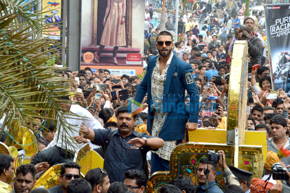 ranveer singh launch the victory song malhari from bajirao mastani in bhopal 7