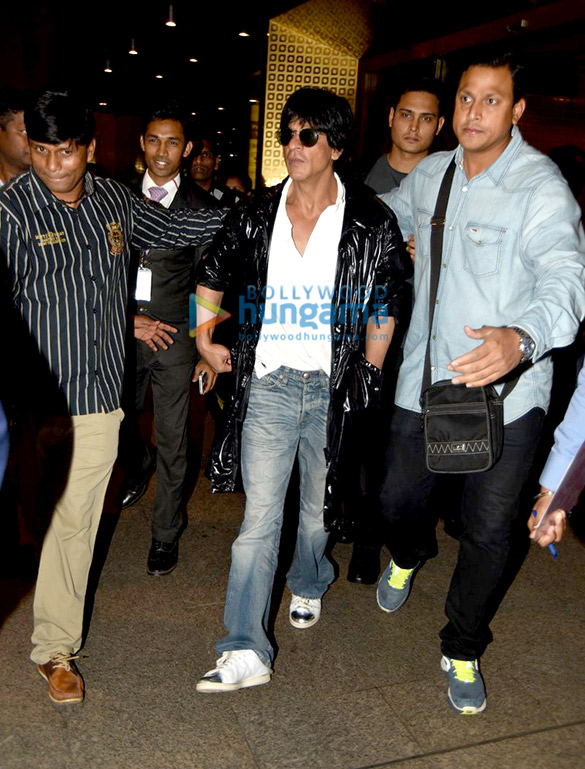 cast of dilwale return after promoting the film in london 7
