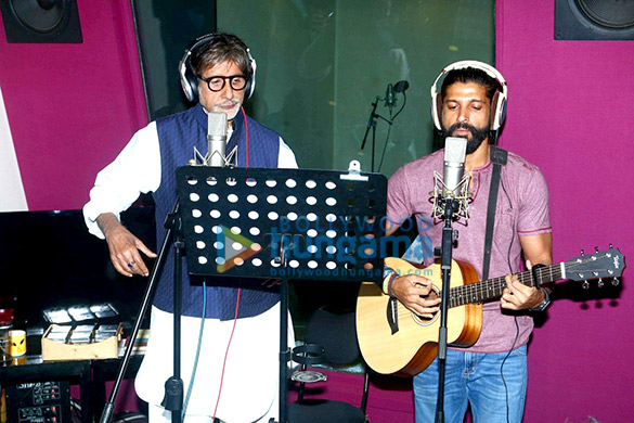 amitabh bachchan farhan akhtar record a song for wazir 6