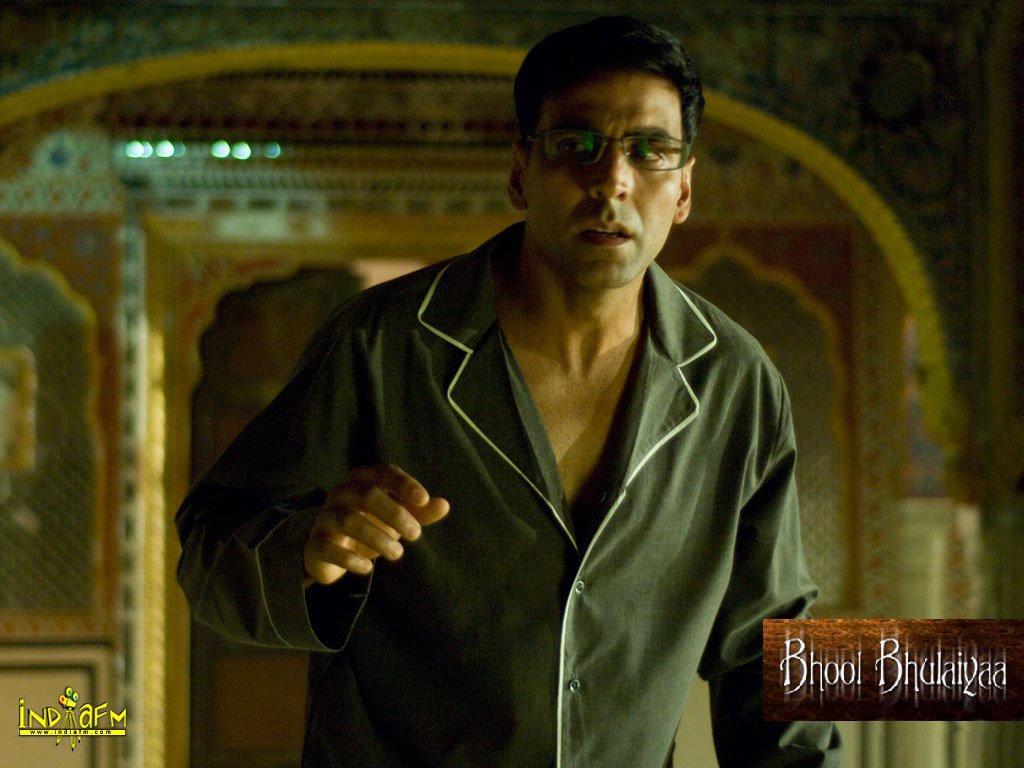 Bhool Bhulaiyaa 2007 Wallpapers | Bhool Bhulaiyaa 2007 HD Images | Photos  akshay-kumar-9 - Bollywood Hungama, image size:1024x768
