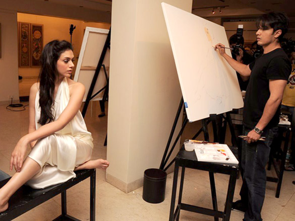 ali zafar paints aditi rao for london paris new york promotions 3