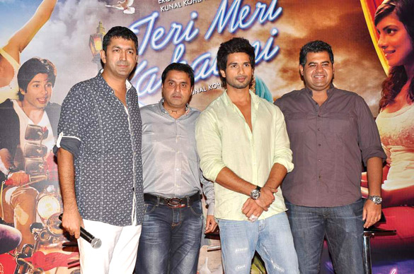 shahid and priyanka at teri meri kahani promo launch 3