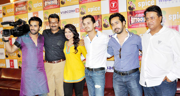 press conference of bittoo boss at spice world mall in noida 2