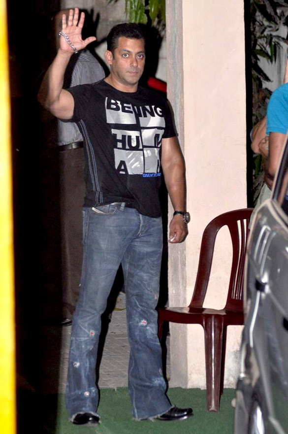salman khan at the special screening of bittoo boss 11