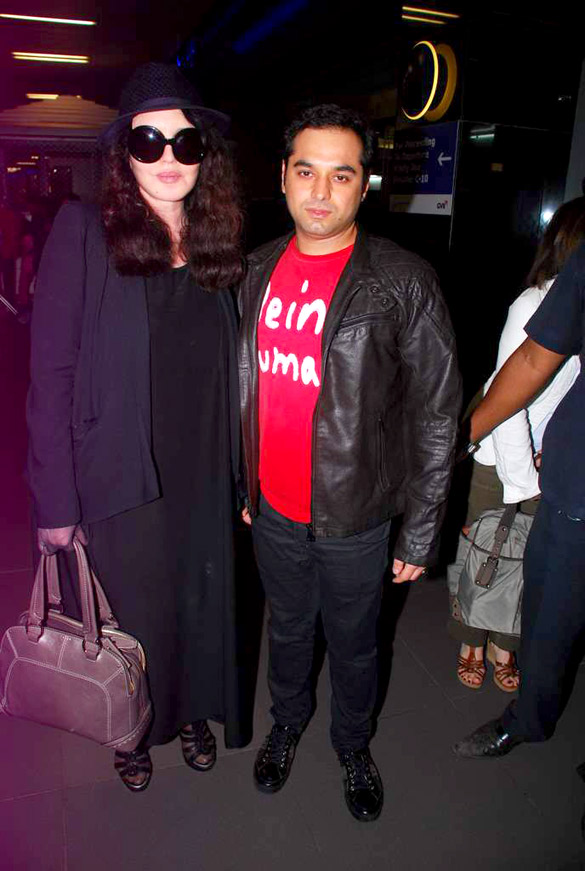 isabelle adjani prem r soni arrive from paris 3