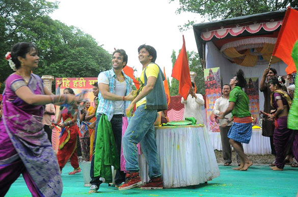 riteish tusshar on the sets of pavitra rishta 5