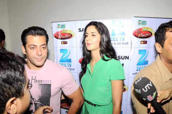 salman and katrina on the sets of did lil masters 2