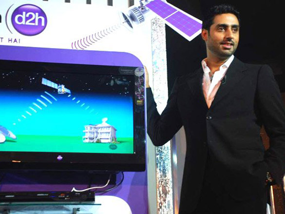 abhishek bachchan announced as the brand ambassador of videocon d2h 5