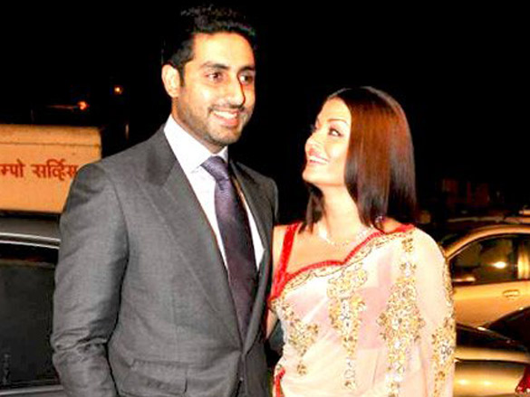 aishwarya and abhishek at nandita mahtanis brother bharats wedding reception 5