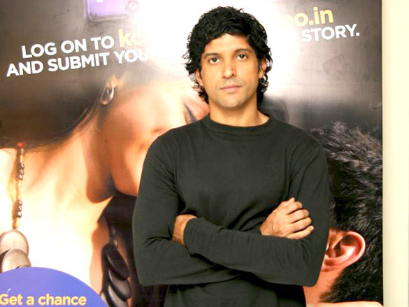 farhan akhtar at yahoo karthik calling karthik tie up media meet 6