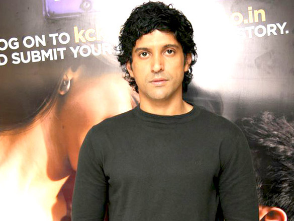 farhan akhtar at yahoo karthik calling karthik tie up media meet 8