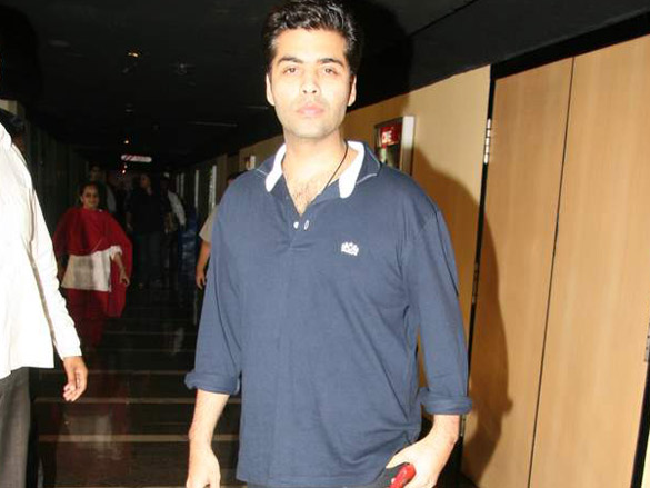 karan johar at cinemax to promote my name is khan 6