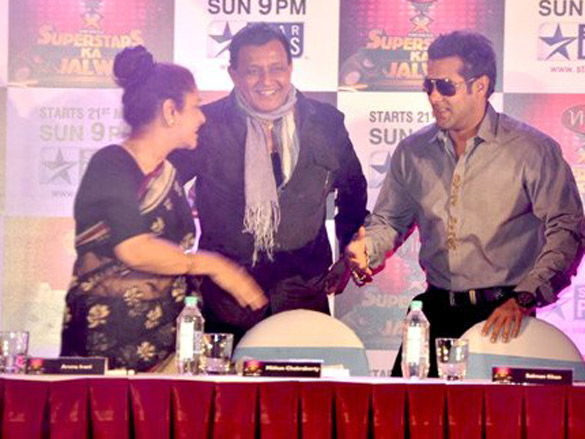 salman khan and mithun bond at cintaa superstars ka jalwa launch 3