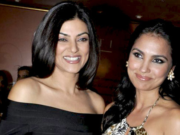 sushmita and lara dutta grace queenie dhodys giantti launch 4