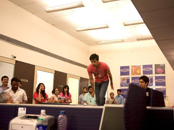 on the sets of wake up sid 13