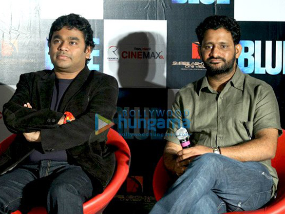 a r rahman and resul pookutty unveil the first look of blue 3