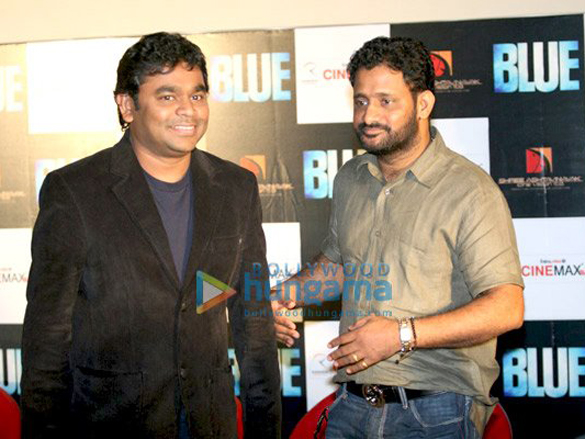 a r rahman and resul pookutty unveil the first look of blue 7