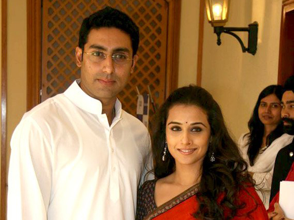 abhishek and vidya promote paa with bajaj allianz 6